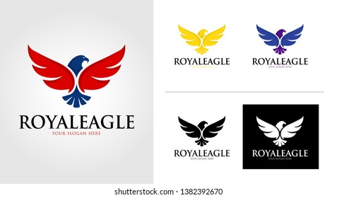 Royal Eagle Logo Template Set