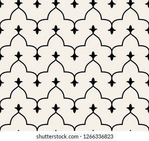 Royal East Pattern. Seamless Luxery Vector Background.