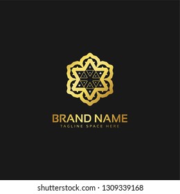 Royal and Elegant Logo Vector Design. Golden Luxury Colors and Monogram Design. Luxury Logo template in vector for Restaurant, Royalty, Boutique, Cafe, Hotel, Heraldic, Jewelry, and Fashion.