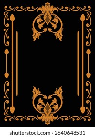 Royal Emblem Ornamental Frame Decorative Vector