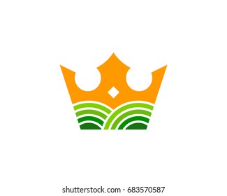 Royal Farm Icon Logo Design Element
