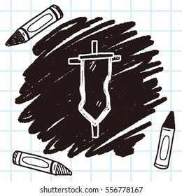royal flag doodle
