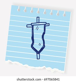 royal flag doodle