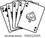Royal Flush in Spades