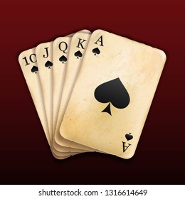 Royal Flush Spades