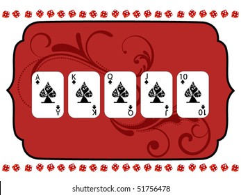 Royal Flush Spades