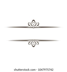 royal frame logo border with hart or crown 