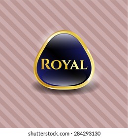 Royal gold badge