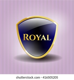 Royal gold badge