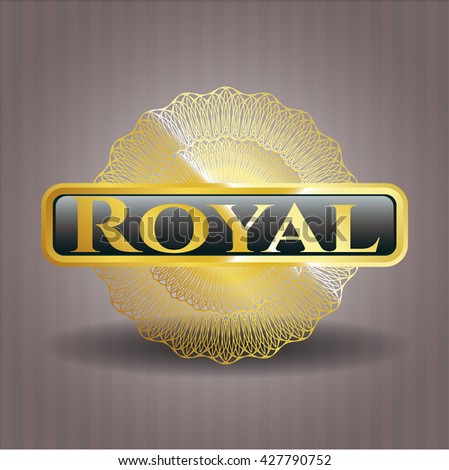 Royal gold badge