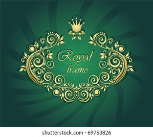 Royal gold frame