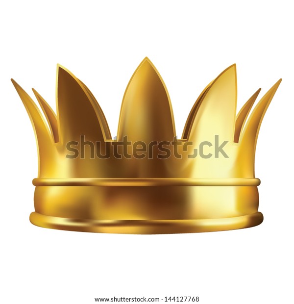 Royal Golden Crown  Design Element Stock Vector (Royalty Free