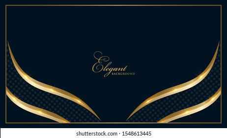 Royal golden vector background template