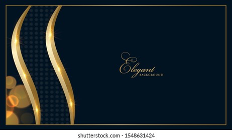 Royal golden vector background template