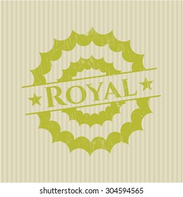 Royal grunge seal