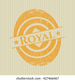 Royal grunge stamp