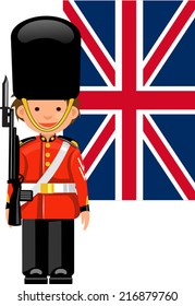 A Royal Guard at Buckingham Palace