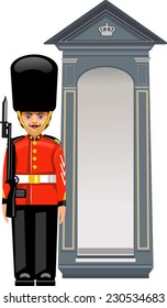 A Royal Guard at Buckingham Palace