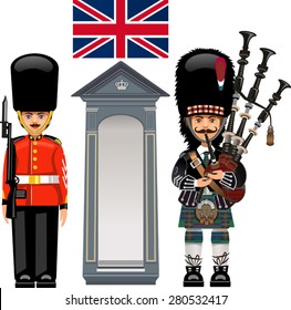 A Royal Guard at Buckingham Palace