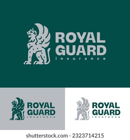 ROYAL GUARD logo can be used for creating businesses for Insurance Companies, Investment Groups, Attorney Offices, Brokerage Firms, and Finance Consultants. 