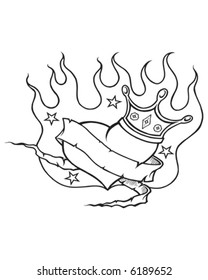Royal Heart Banner