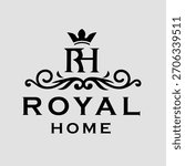ROYAL HOME VECTOR LOGO DESIGN TEMPLATE