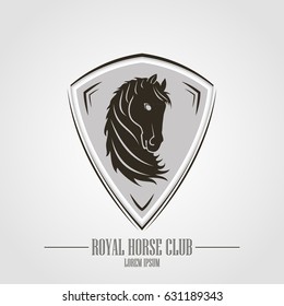 Royal Horse Club Shield Sticker