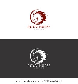 Royal Horse Logo in vector