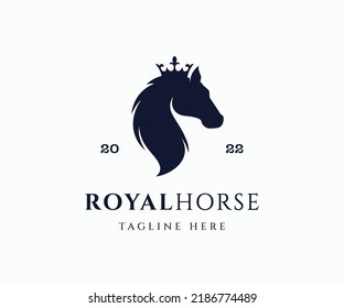Royal Horse Logo Vector Template