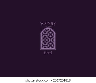 Vector del logo del hotel real con mayor resolución y vector limpio.