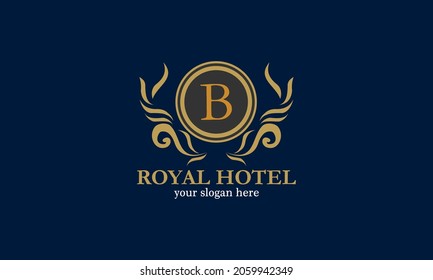 Royal Hotel Luxury Logo Vector Stock Vector (Royalty Free) 2059942349