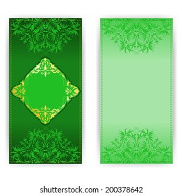 Royal invitation card with elegant pattern, place for text