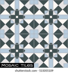 Royal Islamic Mosaic Floor Tile Seamless Pattern