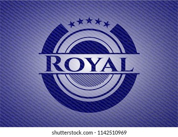 Royal jean background