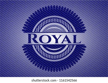 Royal jean background