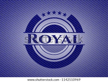 Royal jean background