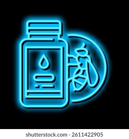 royal jelly beekeeping neon light sign vector. royal jelly beekeeping illustration