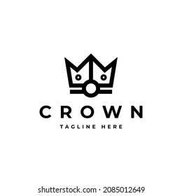 Royal King Crown Elegant Luxury Simple logo design. perfect for your company