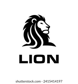 Símbolos de la corona del león del rey real. Elegante logotipo de animal Leo de oro. Icono de identidad de marca de lujo premium