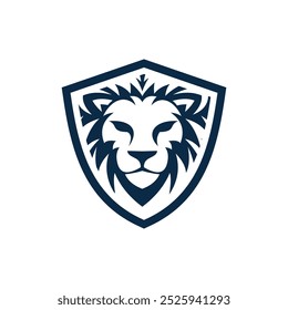 Royal king lion logo vector