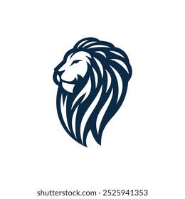 Royal king lion logo vector