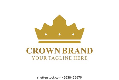 Royal King Queen crown design, vector, isolated on transparent background