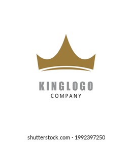 Diseño del logotipo del Royal King Queen Crown Elegant Luxury
