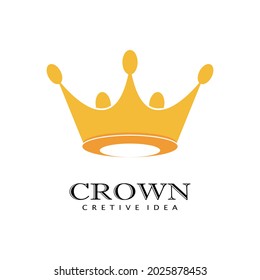 Diseño del logotipo del Royal King Queen Crown Elegant Luxury