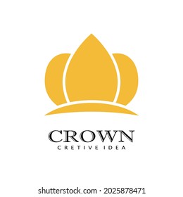 Diseño del logotipo del Royal King Queen Crown Elegant Luxury