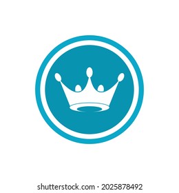 Diseño del logotipo del Royal King Queen Crown Elegant Luxury