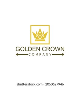 Diseño del logotipo del Royal King Queen Crown Elegant Luxury