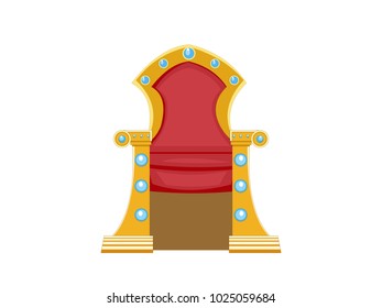 Royal or King Throne  - Cartoon Vector Image