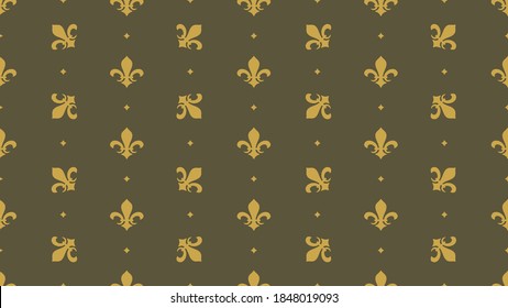 royal lily wallpaper vector seamless 