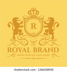 Royal lion brand logo